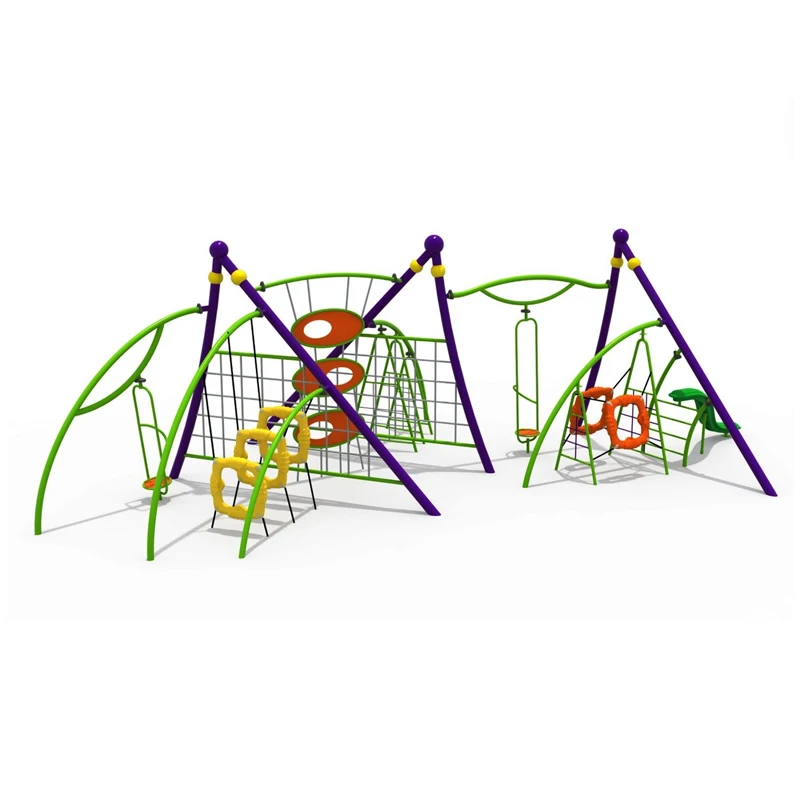 Kids Outdoor Adventure Park - Commerciële binnenspeeltuin voor kinderen, avonturencursus, touwnet,