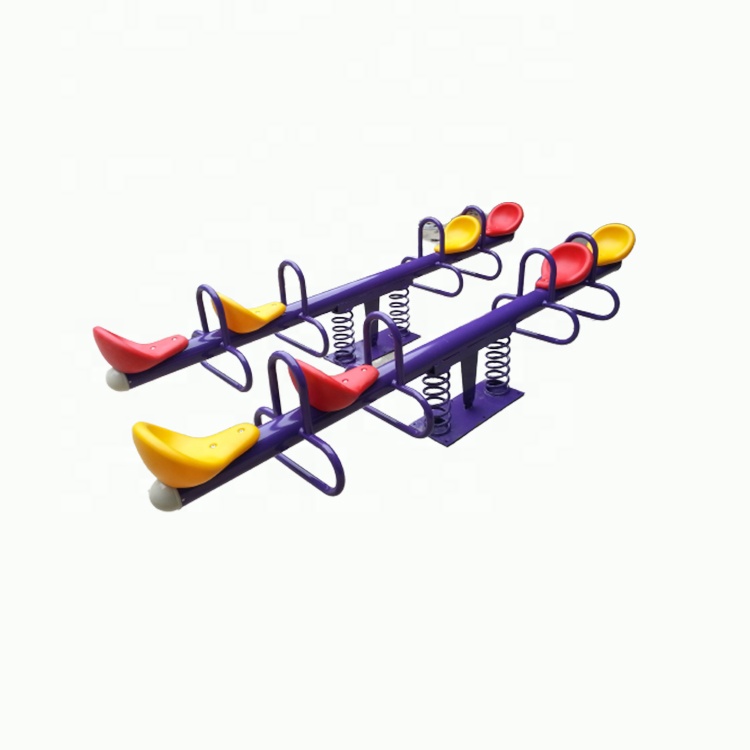 Kids Outdoor Adventure Park - Duurzame 4-persoons metalen wipbrug voor binnen/buiten,