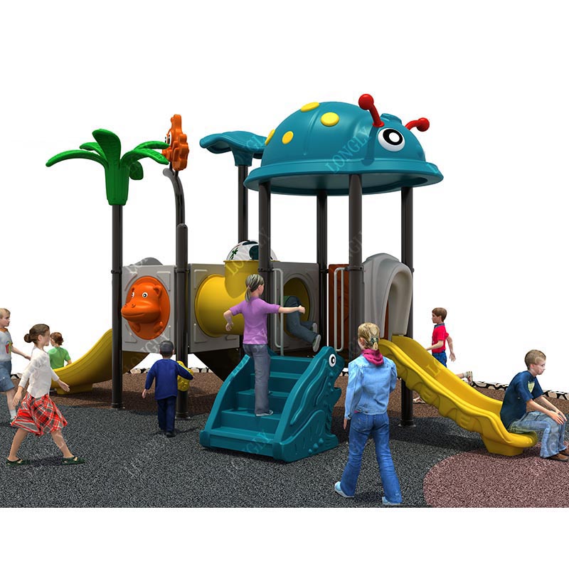 Kids Outdoor Playground - Fabrieks prijs kinder glijbaan attractiepark apparatuur