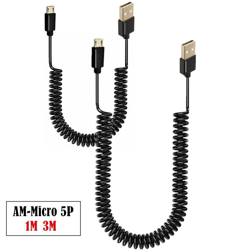 Mini Trampoline Spring - Micro Usb 5pin Male Naar USB