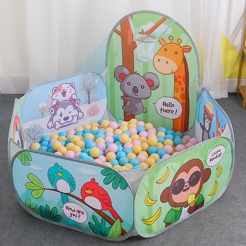 Kids Outdoor Wendy House - Cartoon Dieren Draagbare Opvouwbare Tent Binnen