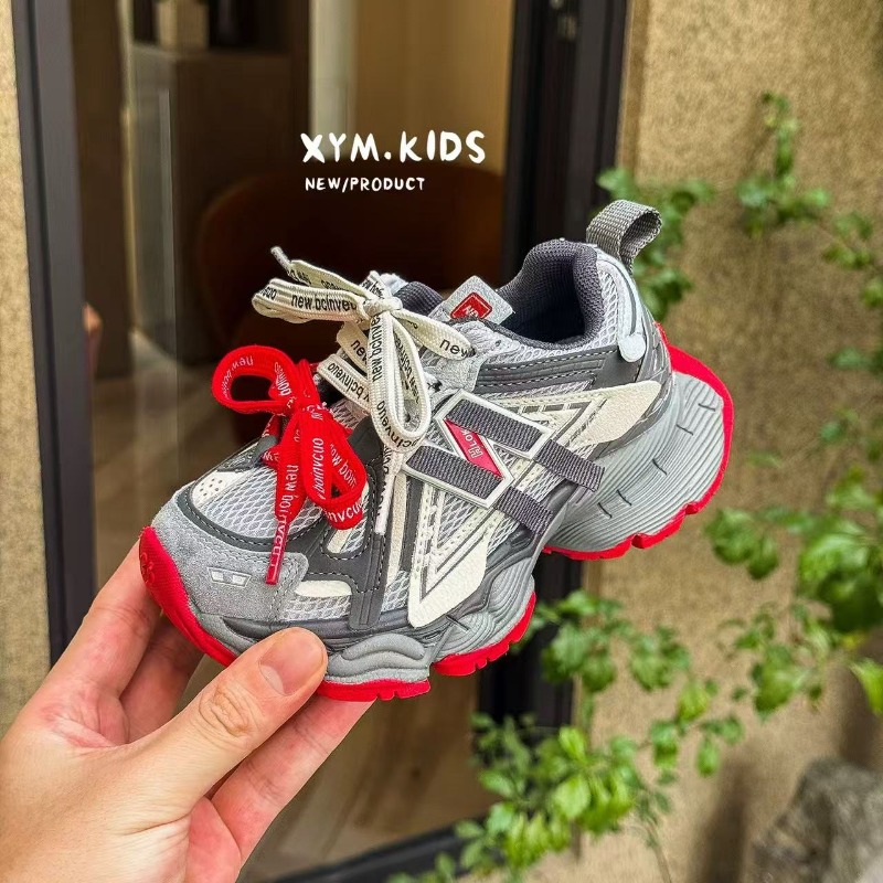 Kids Outdoor Wear - Nieuwe mesh lage casual sportsneakers voor