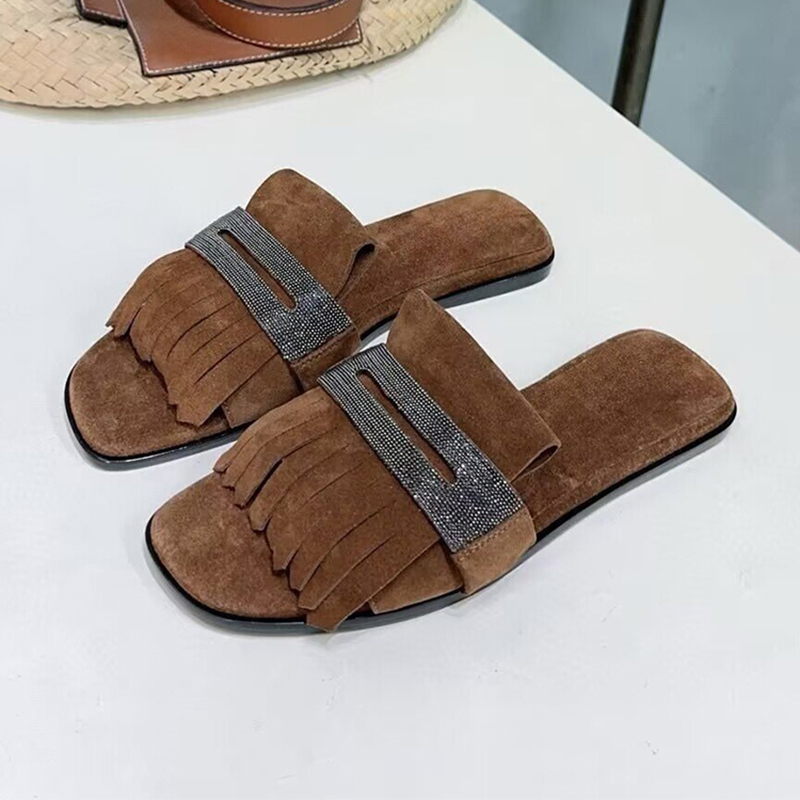 Kids Outdoor Shoes - Metalen String Bead Decor Kid Suede