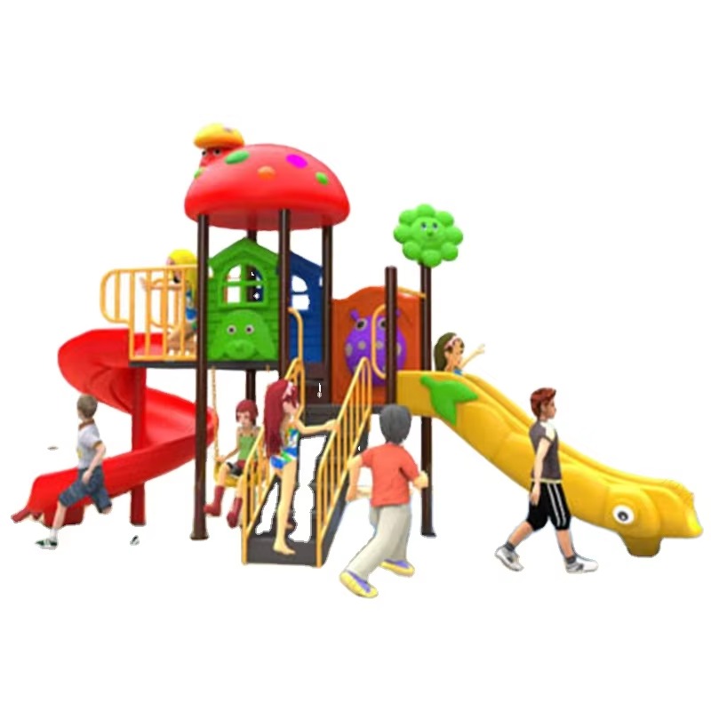 Kids Outdoor Playground - Nieuwe design kinderattractiepark faciliteiten stalen buitenspeeltoestellen