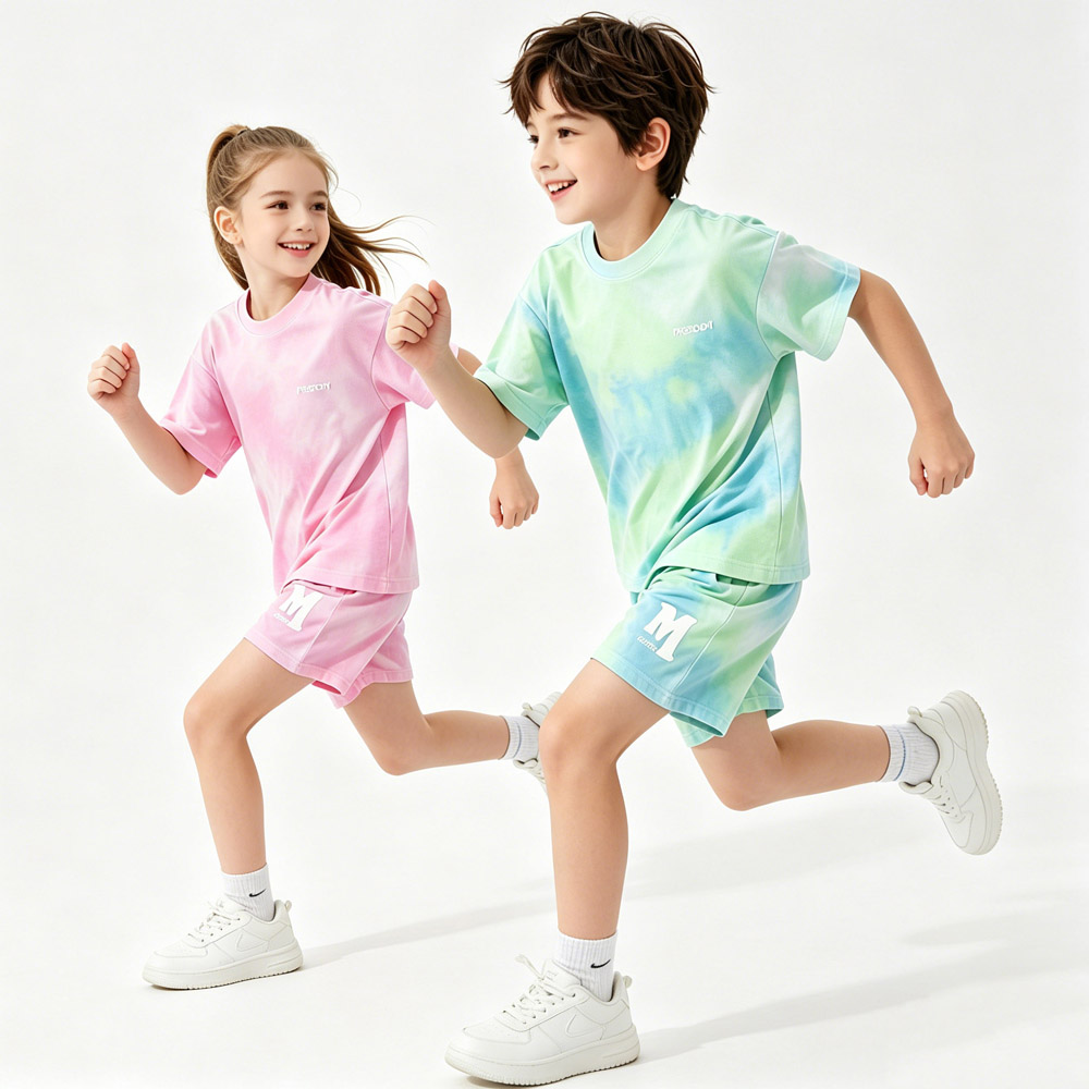 Kids Outdoor Wear - 5-14Years kindersportset katoen jongens zomersets meisjes