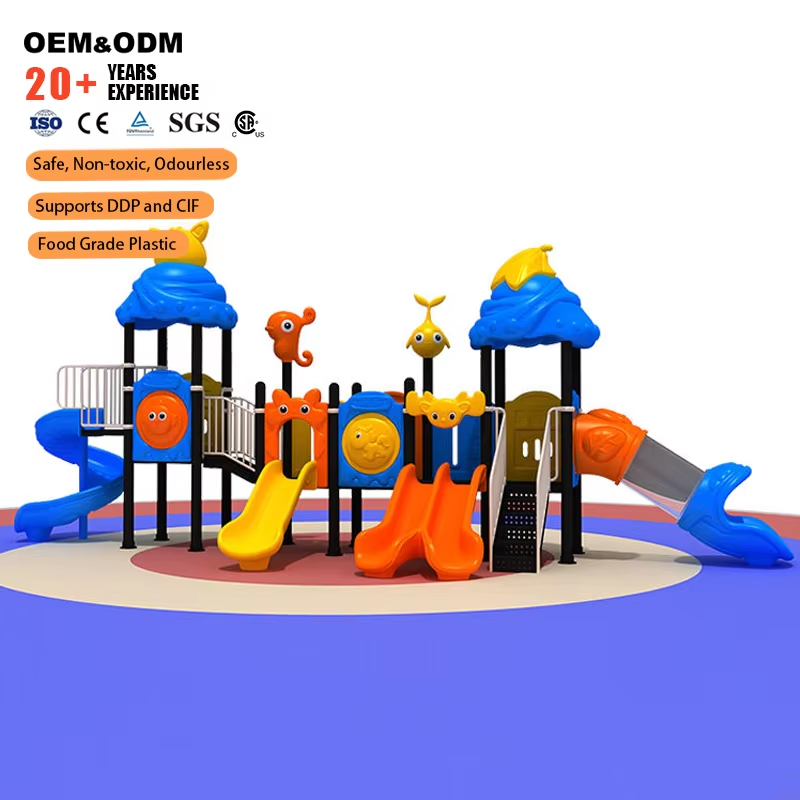 Kids Outdoor Adventure Park - Nieuwste buitenspeeltoestellen Grote avonturen glijbaan voor