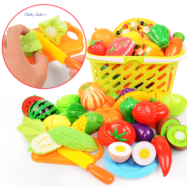 Kids Outdoor Kitchen Set - Snijden Speelvoedselset Voor Kinderen Simulatie Keukenspeelgoed
