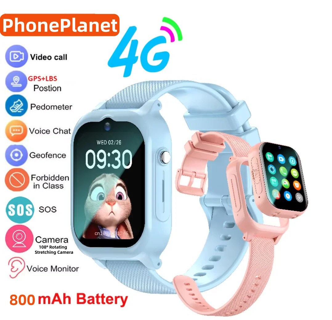 Kids Outdoor Wear - 4G Smartwatch voor kinderen met GPS