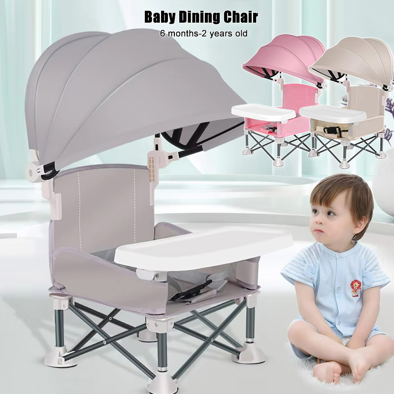 Kids Outdoor Table And Chairs - Baby Opvouwbare Eetkamerstoel Aluminium Kindereettafel Draagbare