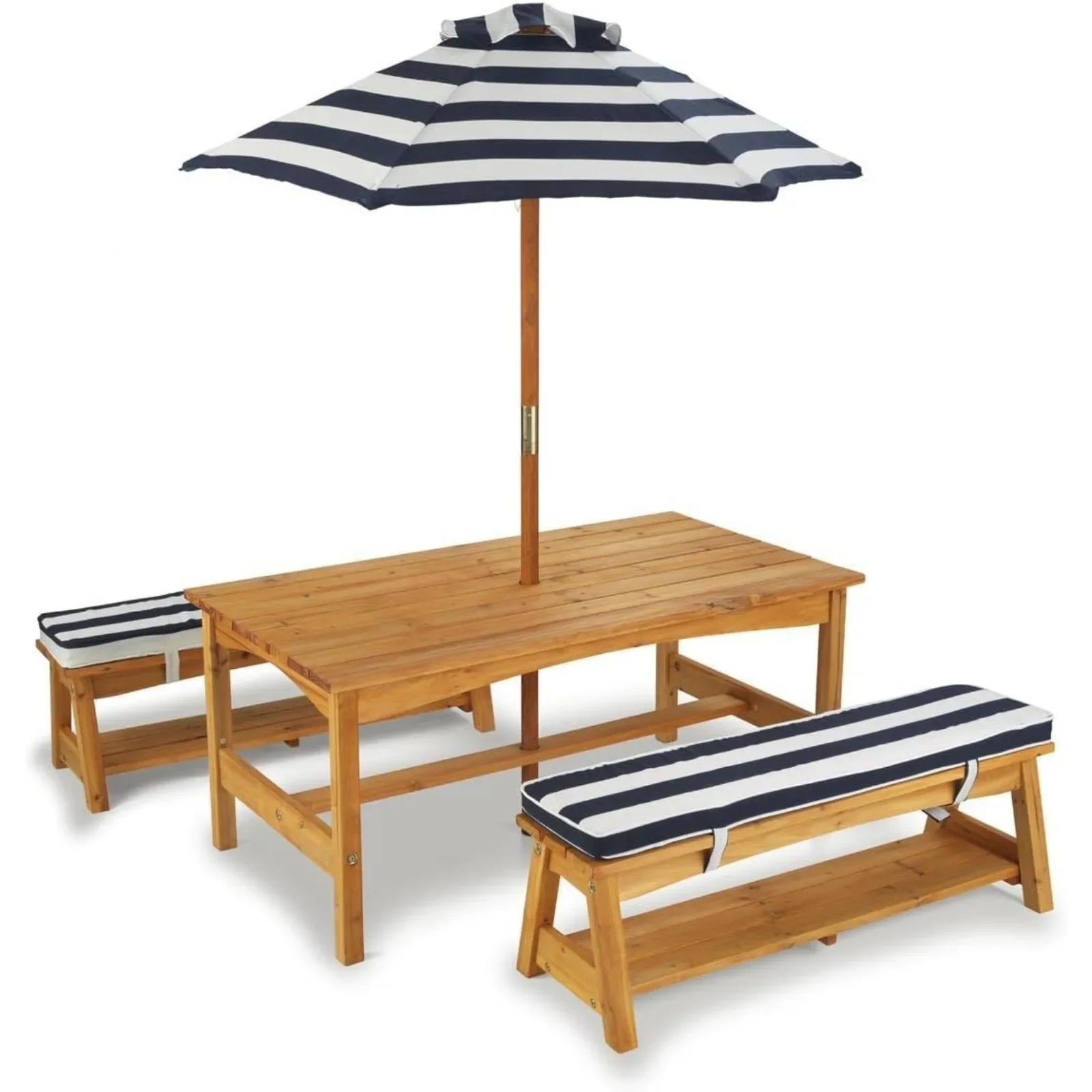 Voor buiten houten tafel en ba - Kids Outdoor Table With Umbrella recensie en prijs