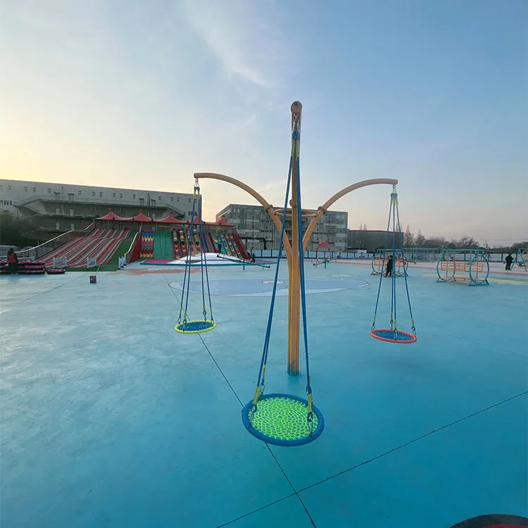 Hangstoel, schommel en glijbaa - Kids Outdoor Adventure Park recensie en prijs