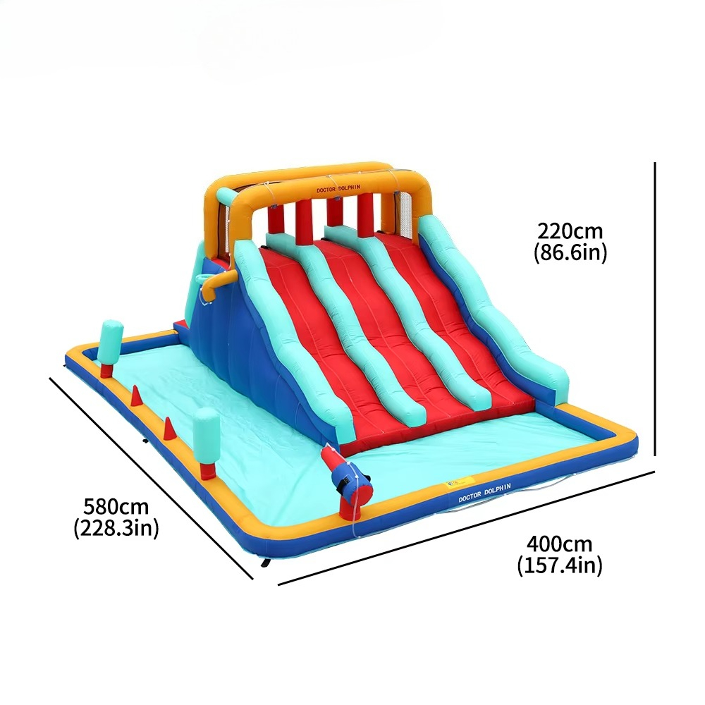 Outdoor opblaasbaar springkast - Kids Outdoor Playground recensie en prijs