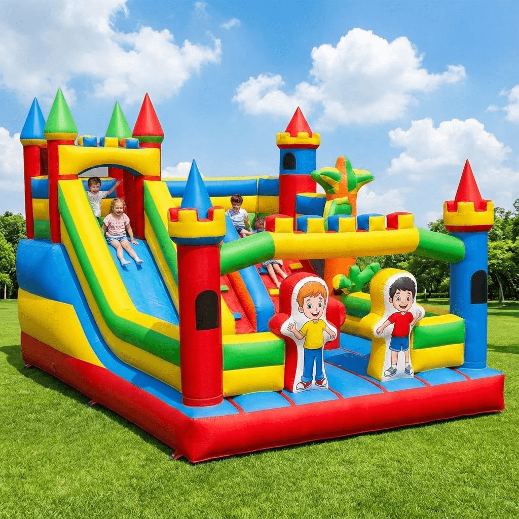 Op maat gemaakte, extra sterke - Kids Outdoor Jumping Castle recensie en prijs