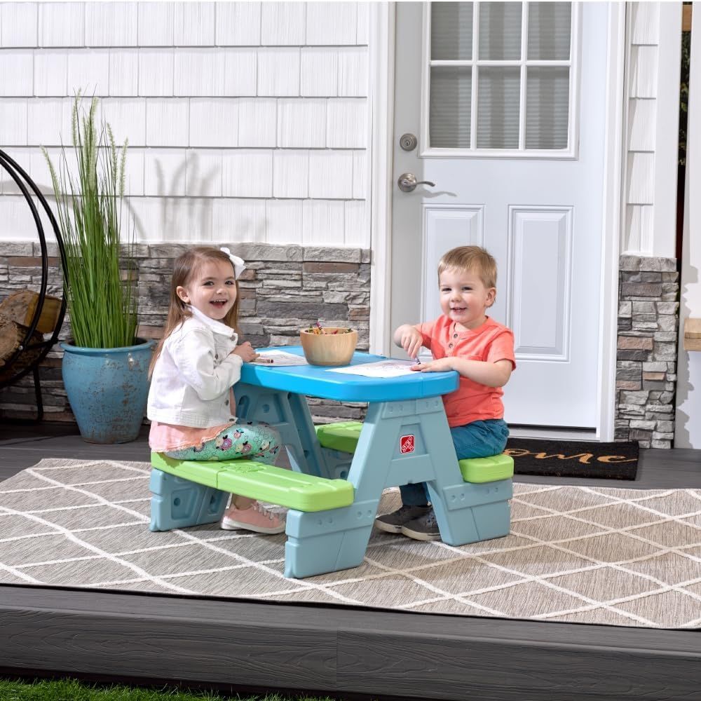 Sun & Shade kinderpicknicktafe - Kids Outdoor Table With Umbrella recensie en prijs