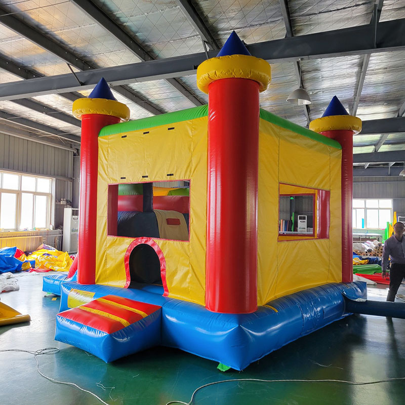 Springhuis met glijbaan Spring - Kids Outdoor Jumping Castle recensie en prijs