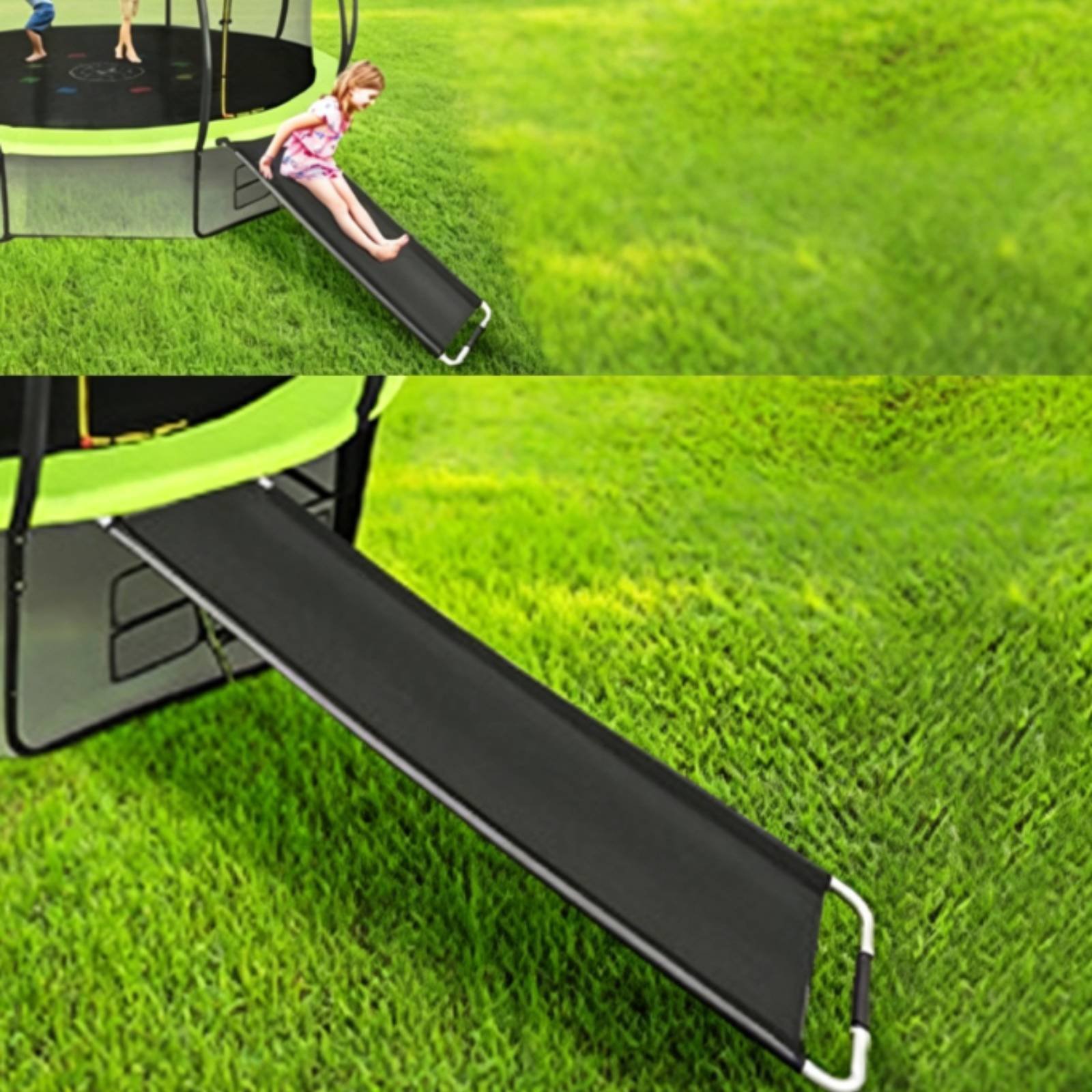 Kindertrampoline met glijbaan  - Mini Trampoline Spring recensie en prijs