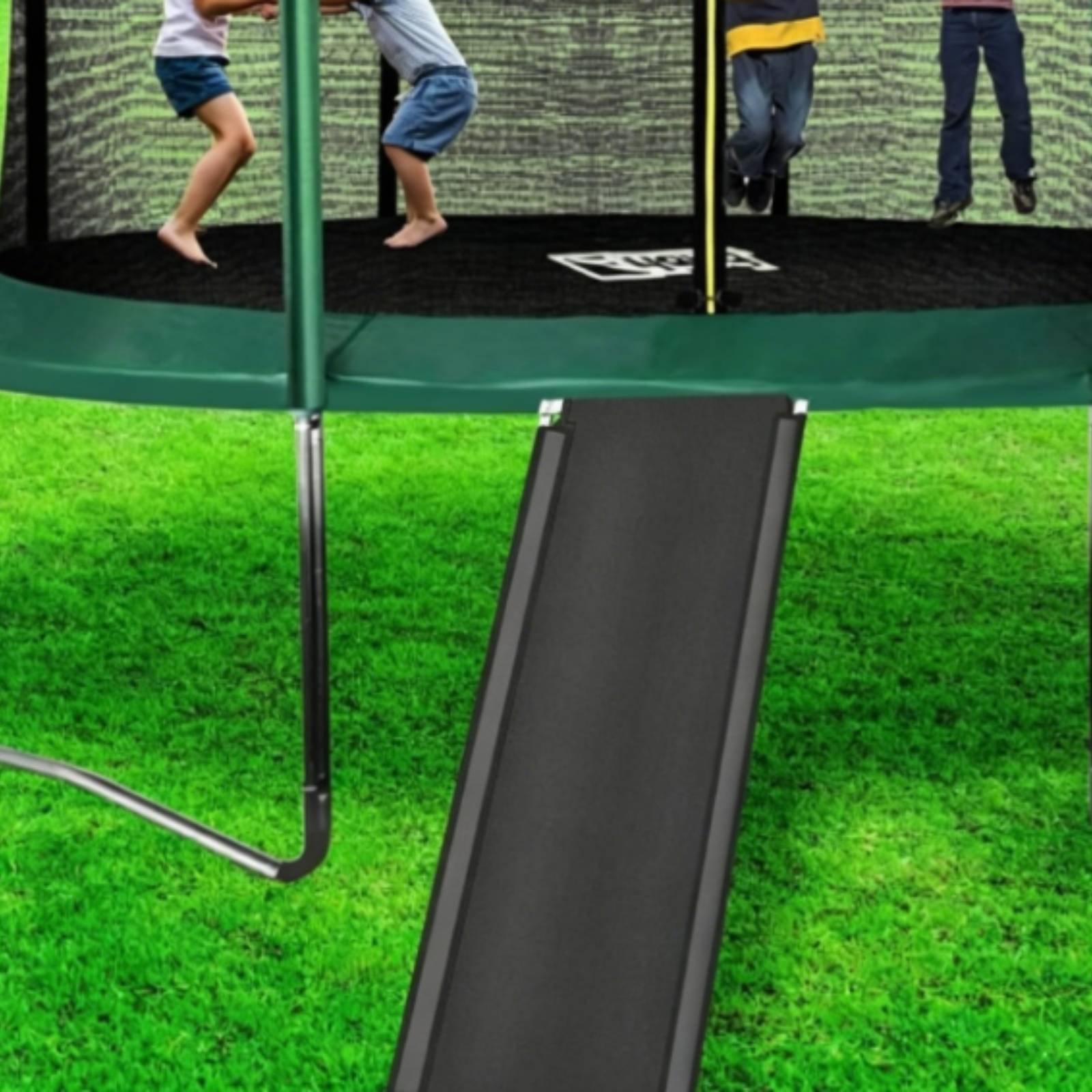 Kindertrampoline met glijbaan  - Mini Trampoline Spring recensie en prijs