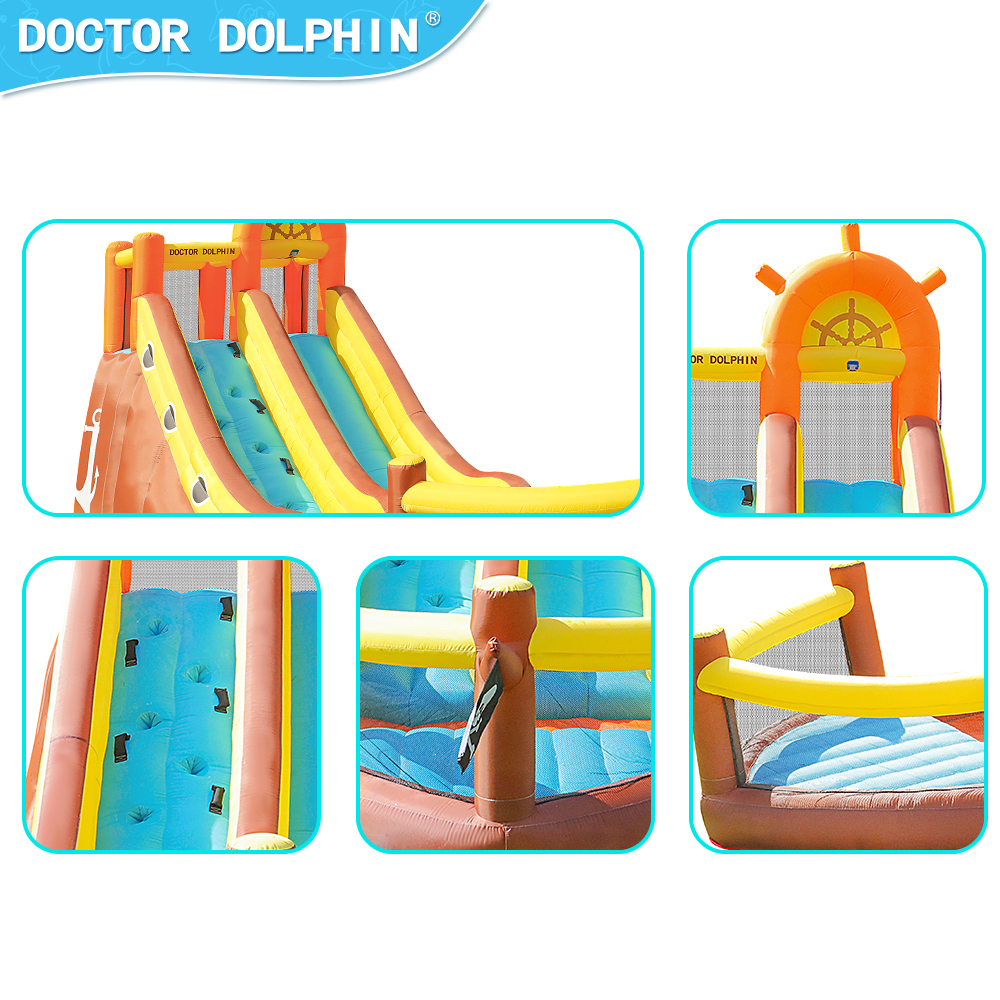 Dokter Dolfijn Piratenschip Ou - Kids Outdoor Jumping Castle recensie en prijs