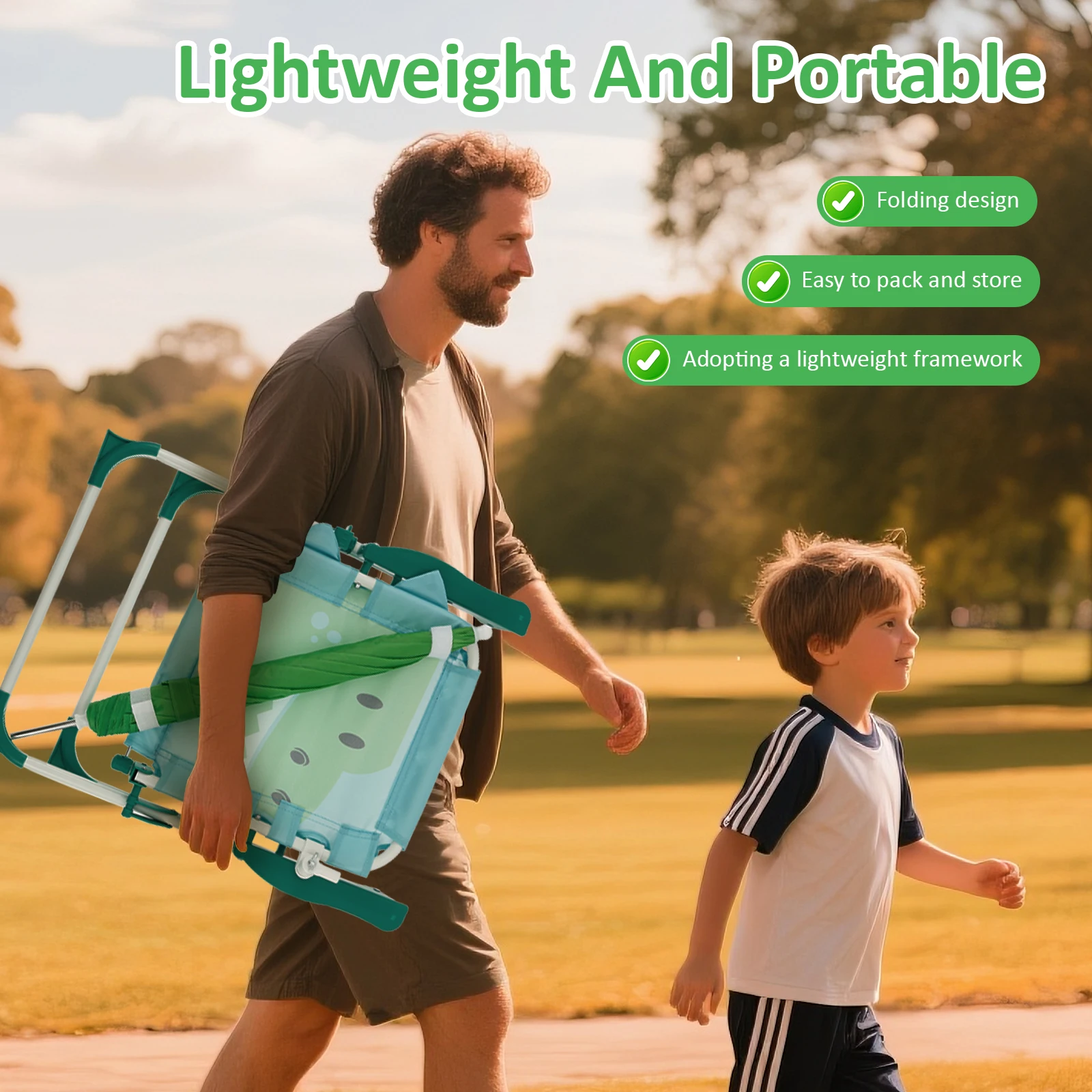 Opvouwbare strandstoel voor ki - Kids Outdoor Lounge Chair With Umbrella recensie en prijs
