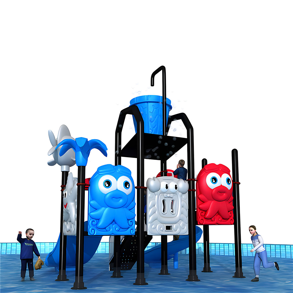 Commercieel aquatisch avontuur - Kids Outdoor Adventure Park recensie en prijs