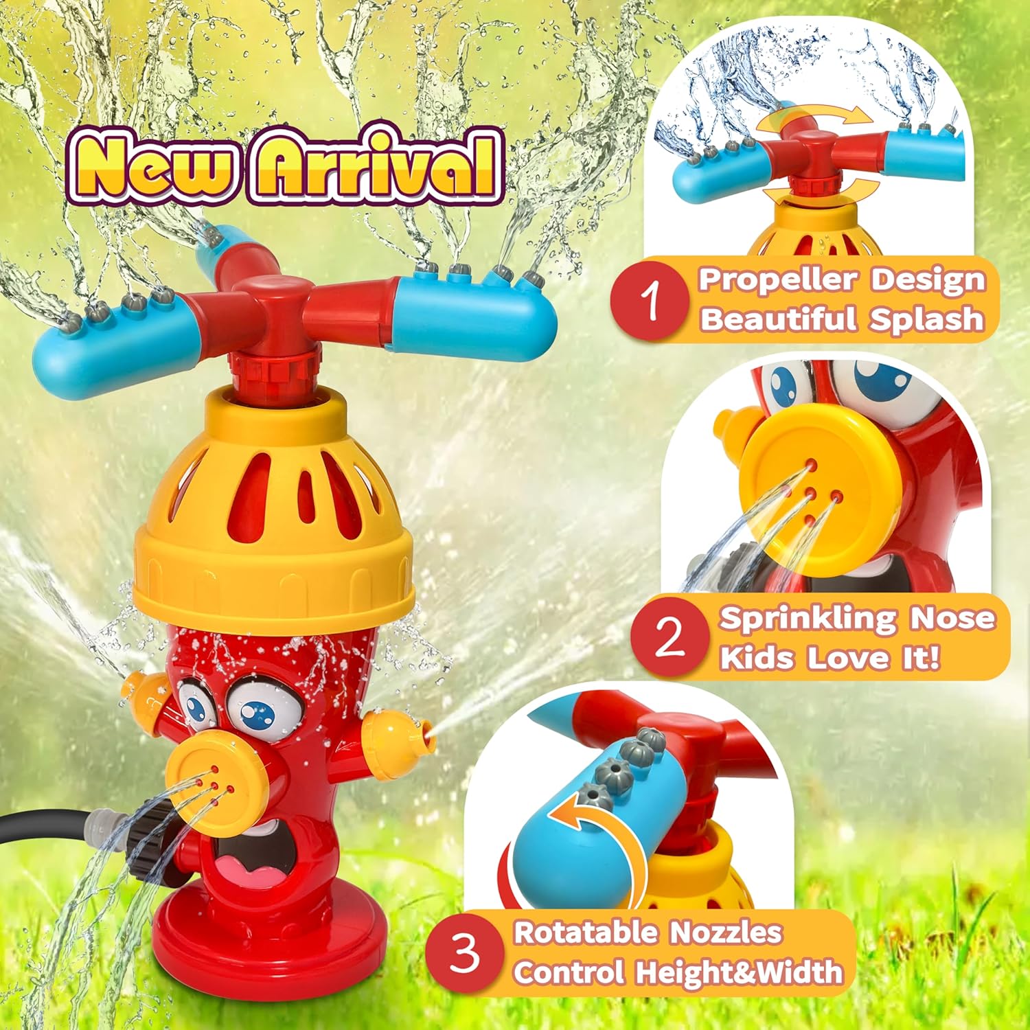 Hydrant Sprinkle Water Spray T - Kids Outdoor Playground recensie en prijs