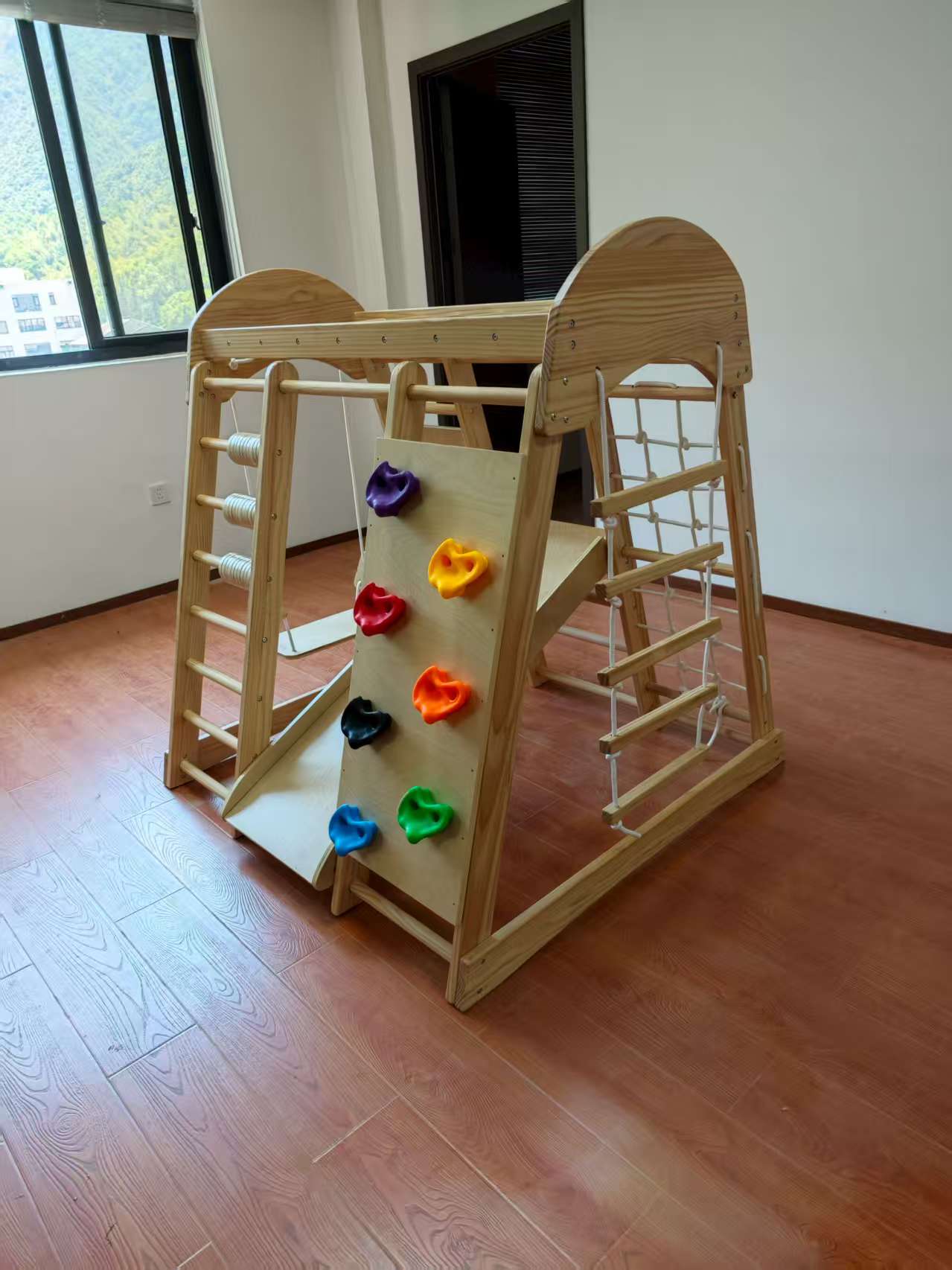 Houten klimrek voor kinderen,  - Kids Outdoor Playground recensie en prijs