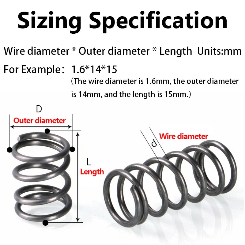 10 stks/partij 0,2 mm/0,3 mm v - Mini Trampoline Spring recensie en prijs