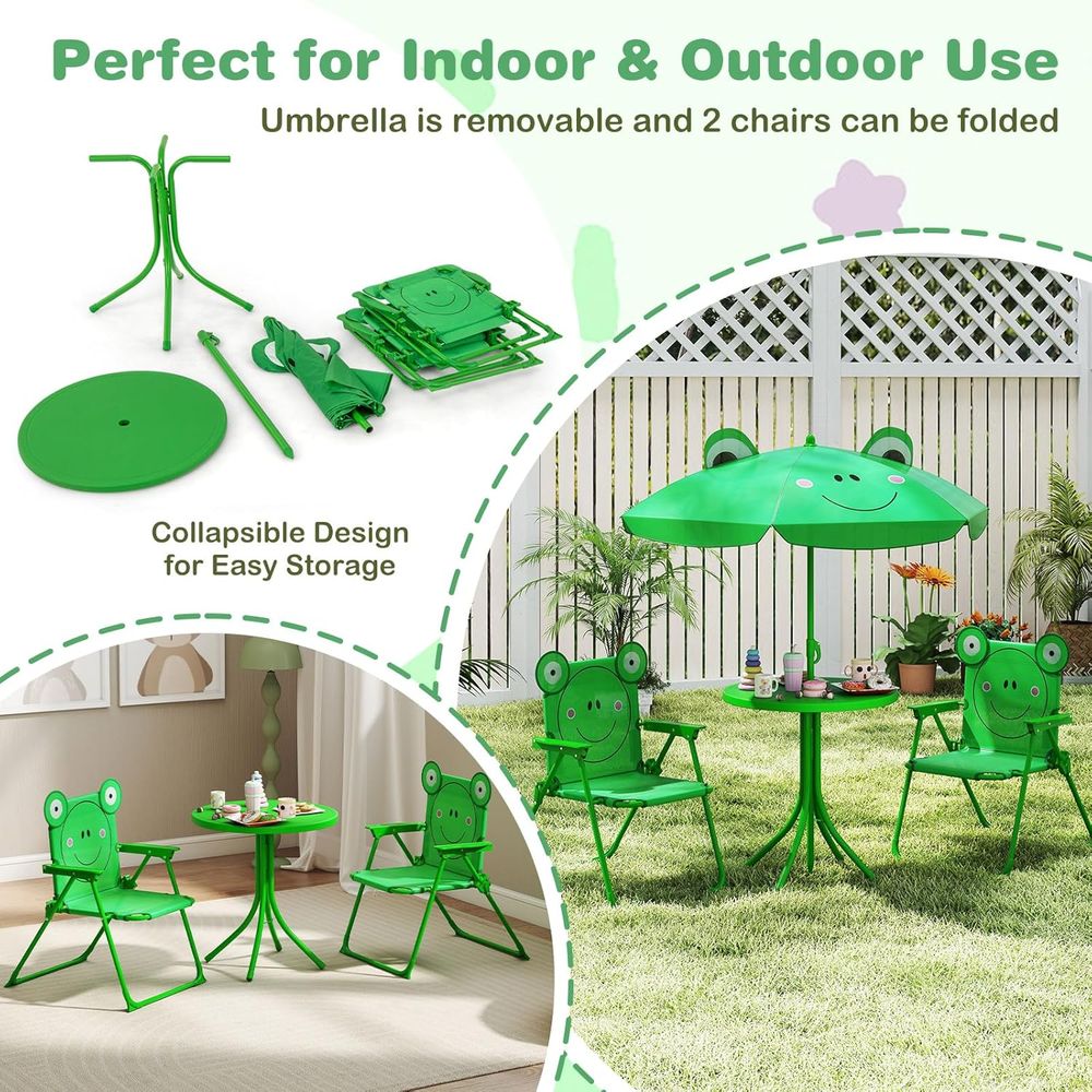 Groene in hoogte verstelbare k - Kids Outdoor Chair And Table recensie en prijs