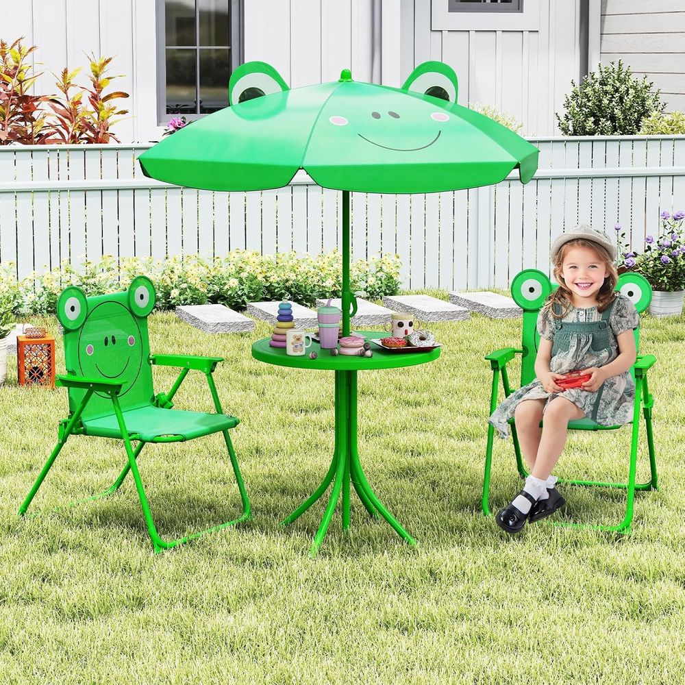 Groene in hoogte verstelbare k - Kids Outdoor Chair And Table recensie en prijs