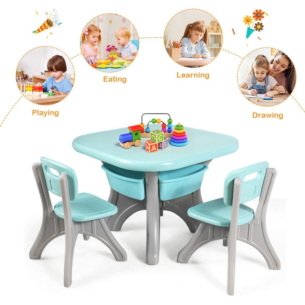 Kindertafel en -stoelen, 3-del - Kids Outdoor Chair And Table recensie en prijs