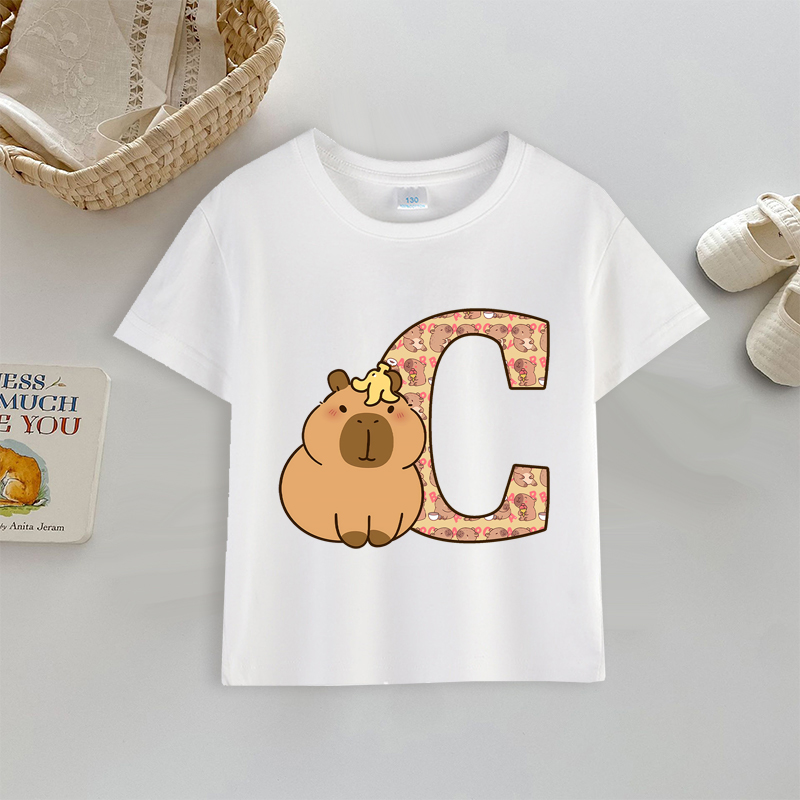Capibara T-shirt Letter A-Z Pr - Kids Outdoor Wear recensie en prijs