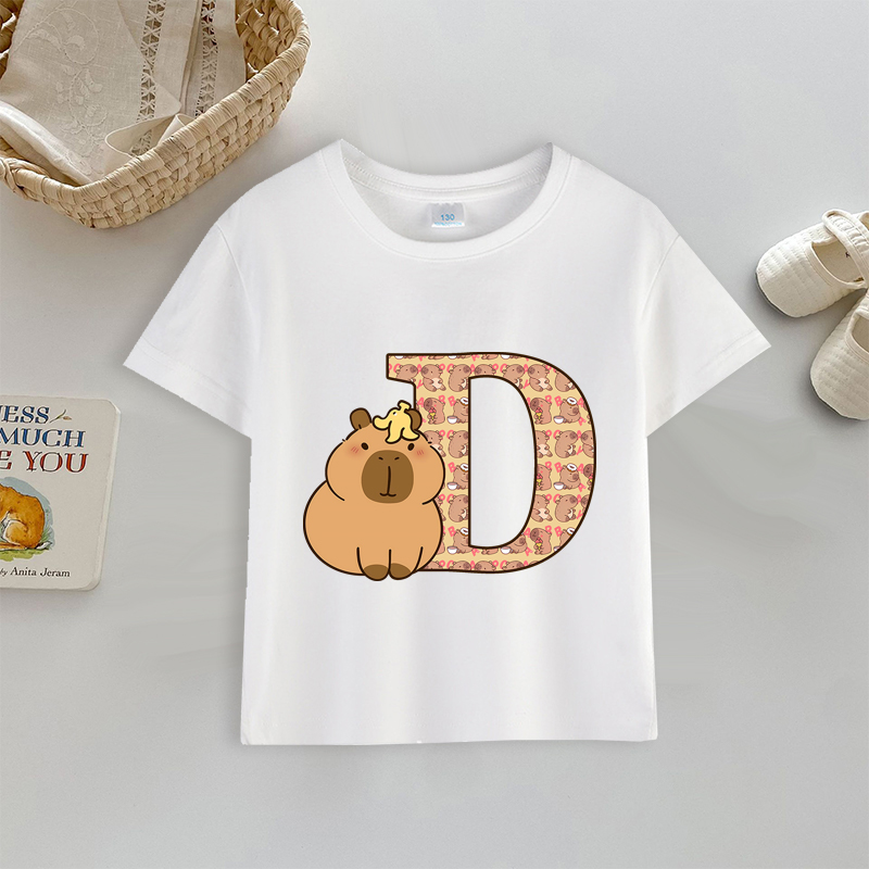 Capibara T-shirt Letter A-Z Pr - Kids Outdoor Wear recensie en prijs