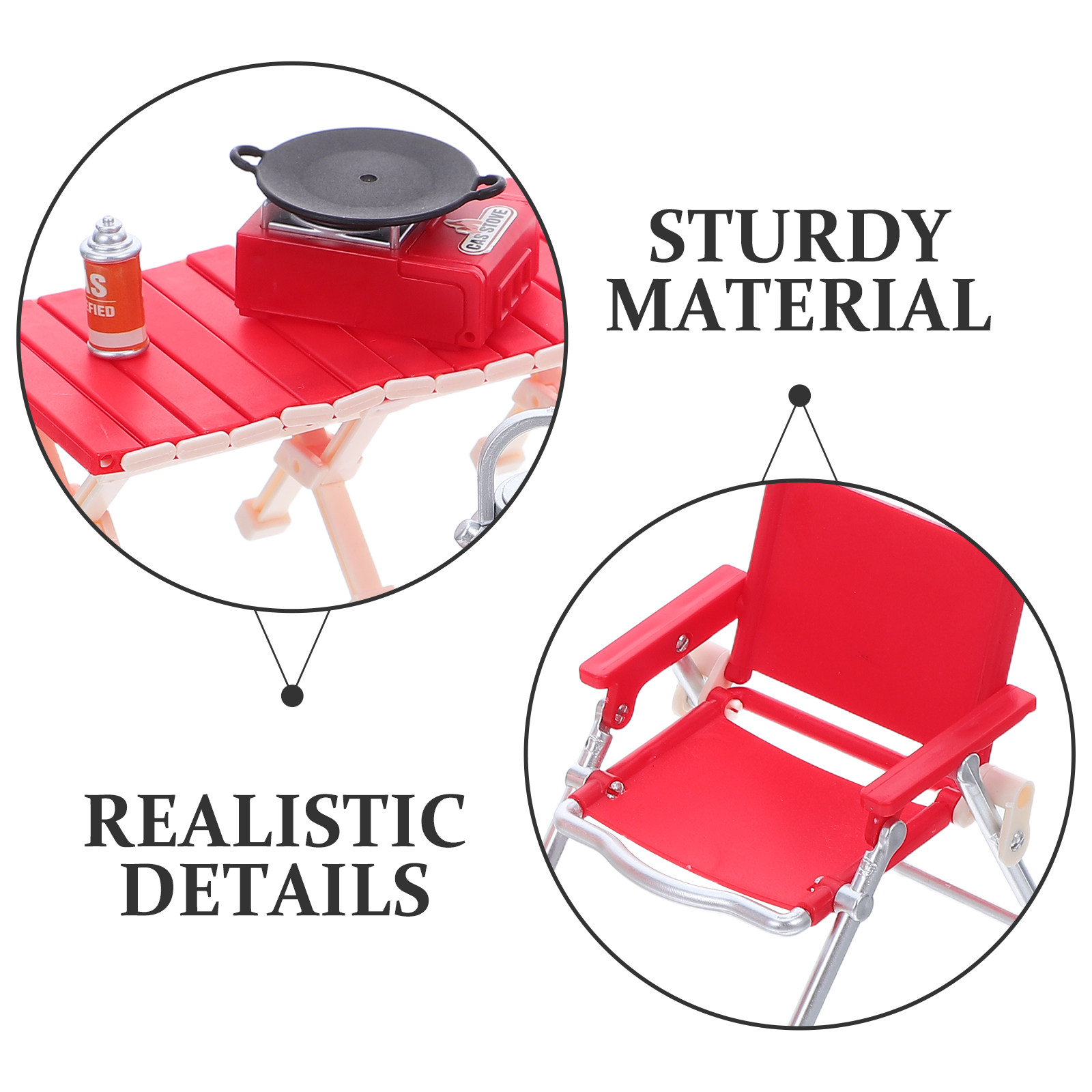 1Set miniatuur campingaccessoi - Kids Outdoor Chair And Table recensie en prijs